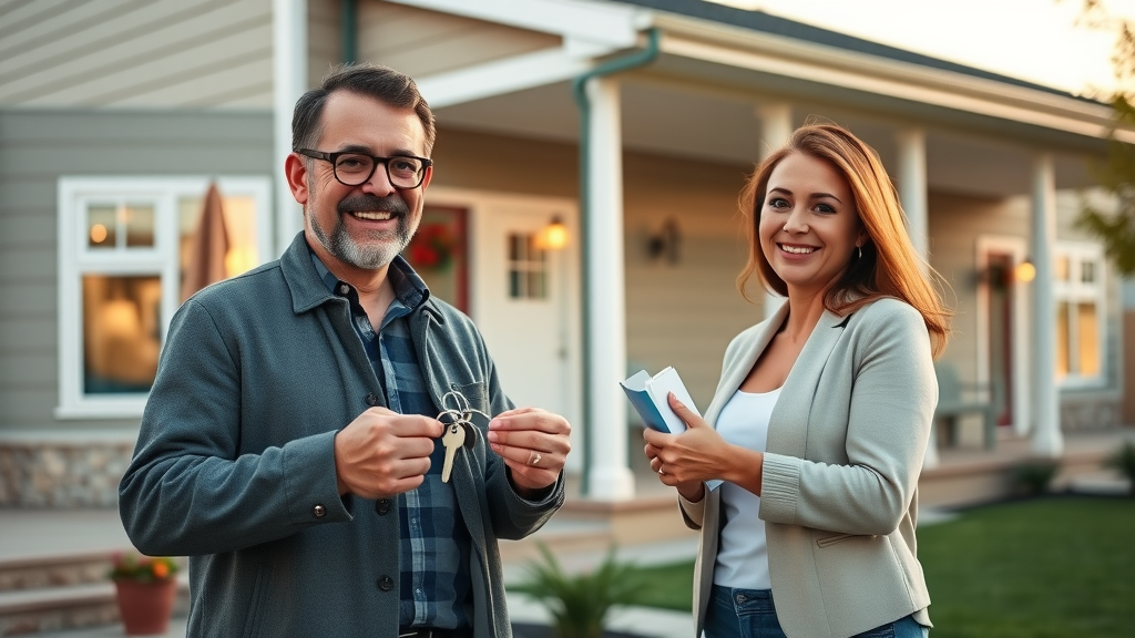 Property owner celebrating rental income success with property manager in Williston, improved ROI, property management services pricing Williston