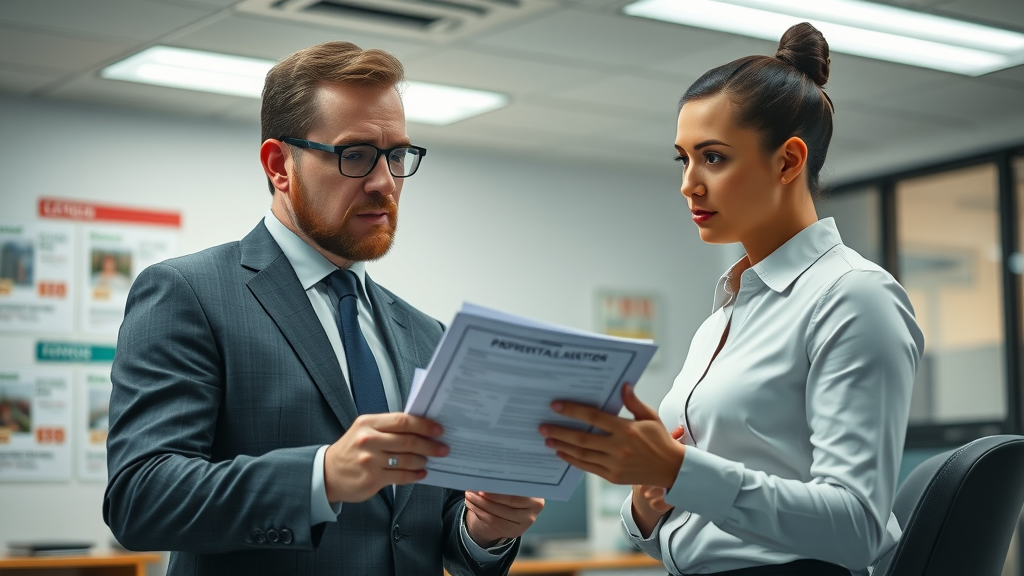 Professional property manager screening tenant applicants for Williston rentals, tenant screening, property managers