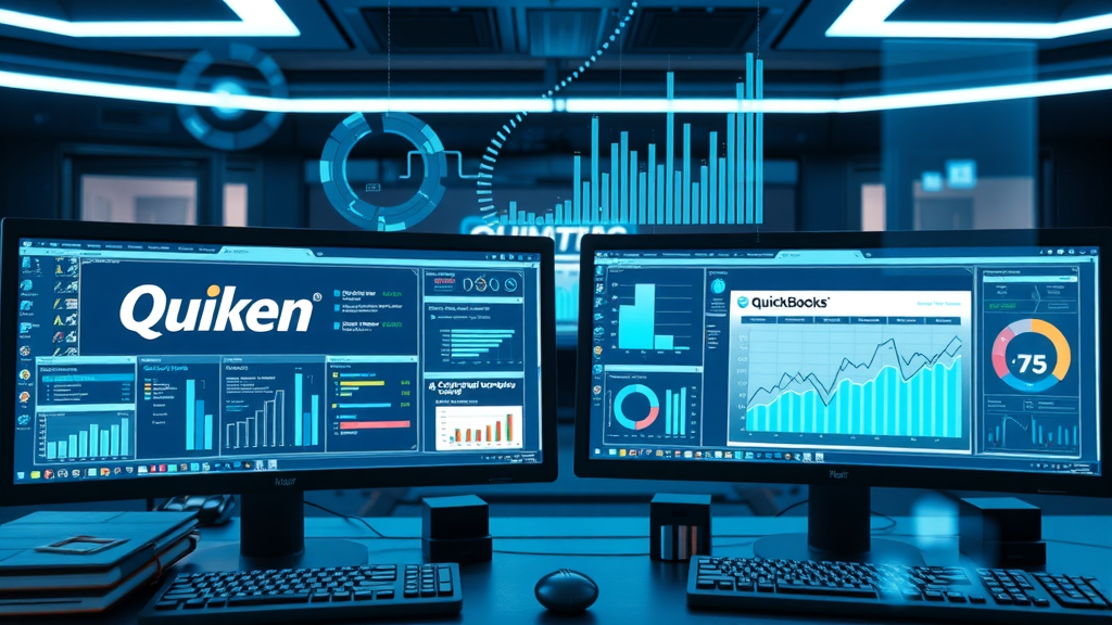 Quicken Rental Property Manager versus QuickBooks for rental property management - software interface comparison