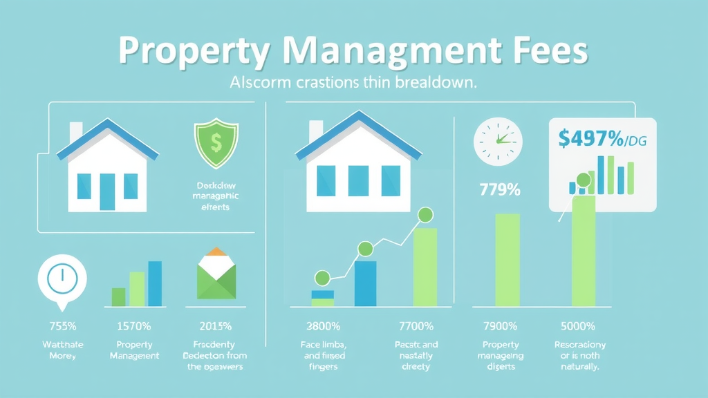 infographic on watford city property management fee breakdown map north dakota