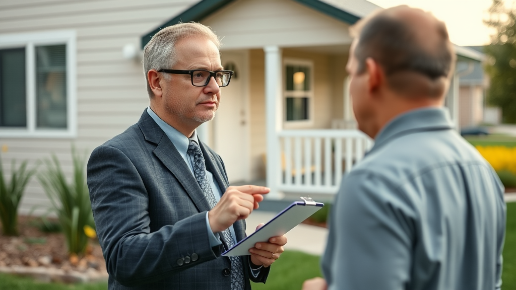 Williston ND property manager inspecting and maintaining a rental property