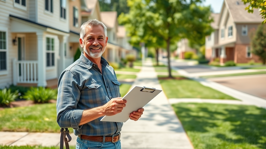 property owner inspects duplex rental property, minimized management fees, Williston North Dakota