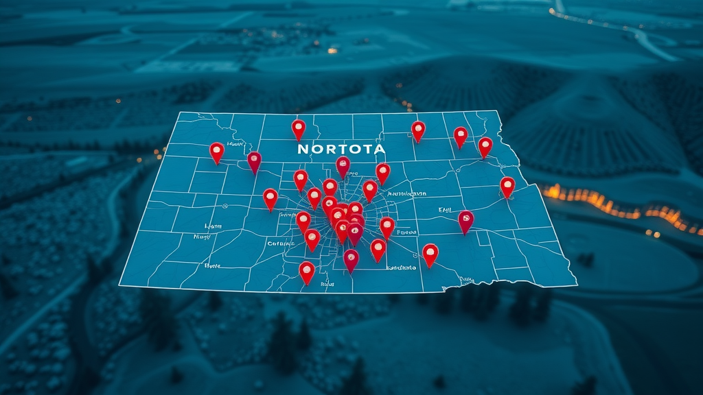 north dakota city property management fees comparison map watford city bismarck fargo